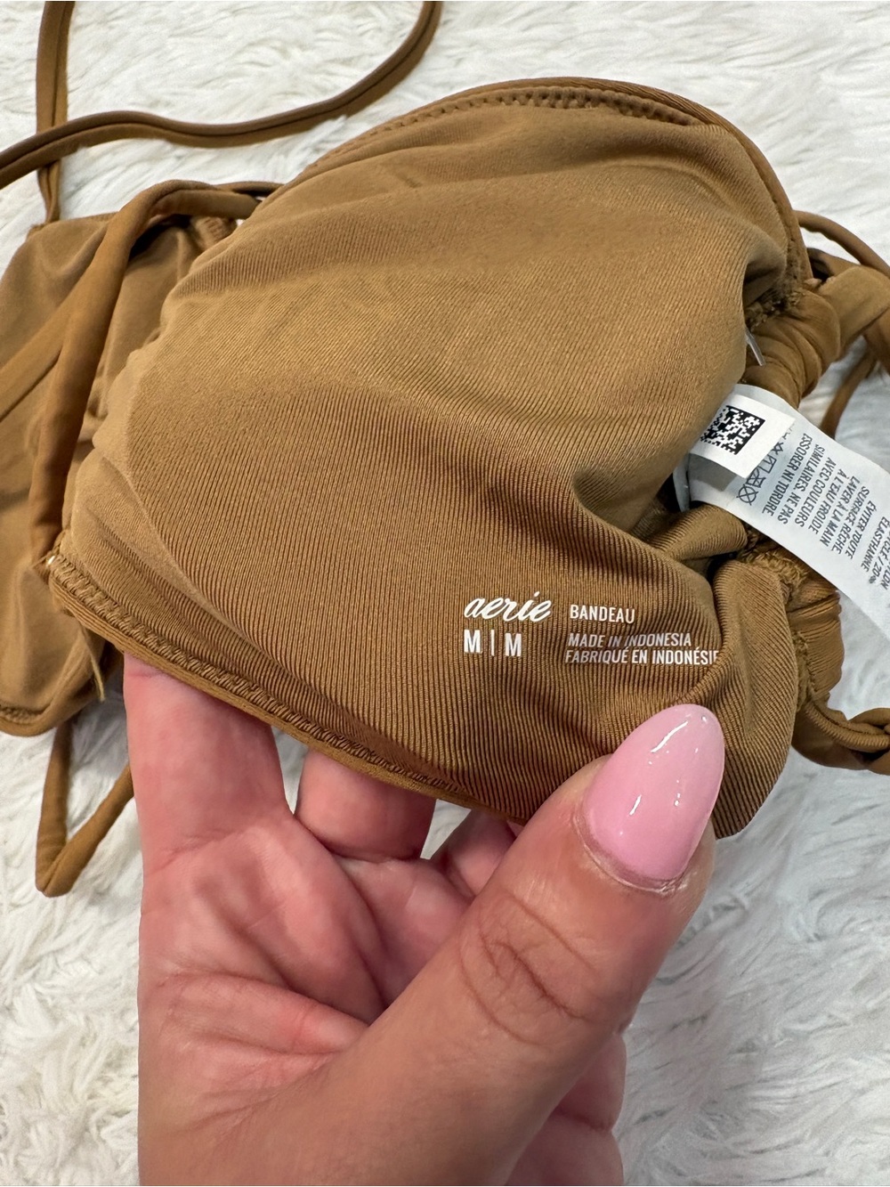 Aerie Brown Bandeau Bikini Top - Picture 3 of 3